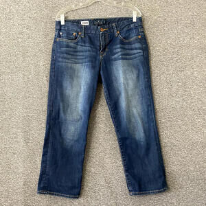 Lucky Brand Women’s Size 8/29 Dark Wash Blue Sweet Jean Crop Denim Jeans
